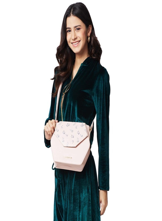 كابريس حقيبة يد نسائية كبيرة الحجم من كابريس ميريدا، لون وردي فاتح مطبوع - Image 2